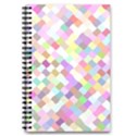 Mosaic Colorful Pattern Geometric 5.5  x 8.5  Notebook View1