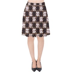 Graphics Wallpaper Desktop Assembly Velvet High Waist Skirt by Pakrebo