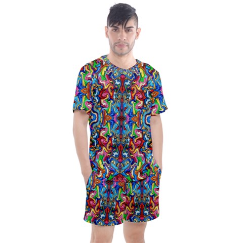 Ml 136 Men s Mesh Tee And Shorts Set by ArtworkByPatrick
