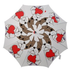 Animation Dog Cute Animate Comic Hook Handle Umbrellas (large) by Sudhe