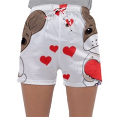 Animation Dog Cute Animate Comic Sleepwear Shorts by Sudhe