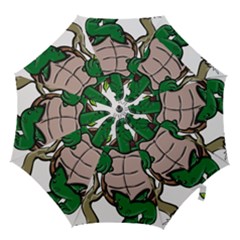 Amphibian Animal Cartoon Reptile Hook Handle Umbrellas (medium) by Sudhe