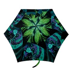 Digital Art Woman Body Part Photo Mini Folding Umbrellas by dflcprintsclothing