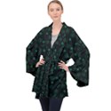 St Patricks day pattern Velvet Kimono Robe View1