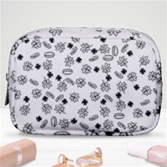St Patricks Day Pattern Make Up Pouch (small) by Valentinaart
