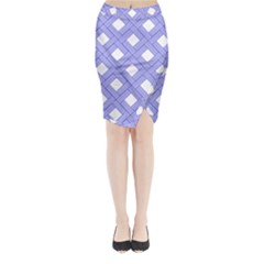 Textile Cross Seamless Pattern Midi Wrap Pencil Skirt by Pakrebo