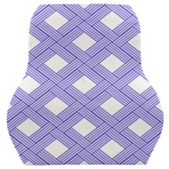 Textile Cross Seamless Pattern Car Seat Back Cushion  by Pakrebo