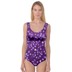 Textile Cross Pattern Square Princess Tank Leotard  by Pakrebo