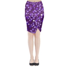 Textile Cross Pattern Square Midi Wrap Pencil Skirt by Pakrebo