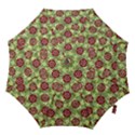 Seamless Pattern Leaf The Pentagon Hook Handle Umbrellas (Small) View1