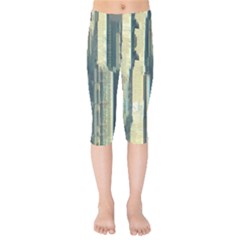 Illustrations Texture Abstract Buildings Kids  Capri Leggings  by Pakrebo