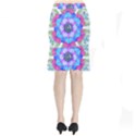 Lotus Flower Bird Metatron S Cube Mermaid Skirt View2