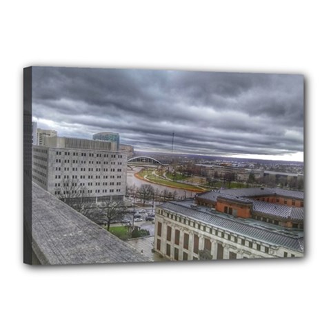 Ohio Supreme Court View Canvas 18  X 12  (stretched) by Riverwoman