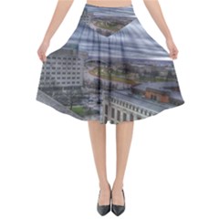 Ohio Supreme Court View Flared Midi Skirt by Riverwoman