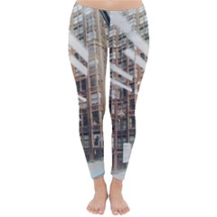 Chicago L Morning Commute Classic Winter Leggings by Riverwoman