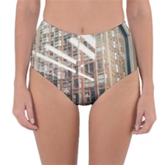 Chicago L Morning Commute Reversible High-waist Bikini Bottoms by Riverwoman
