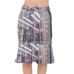 Chicago L Morning Commute Mermaid Skirt by Riverwoman
