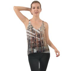 Chicago L Morning Commute Chiffon Cami by Riverwoman