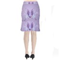 Happy Easter, Easter Egg With Flowers In Soft Violet Colors Mermaid Skirt View2