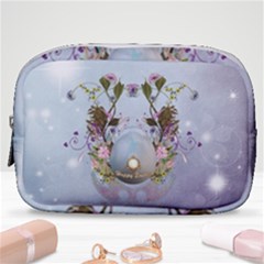 Easter Egg With Flowers Make Up Pouch (small) by FantasyWorld7