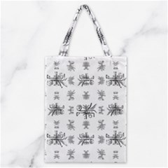 Black And White Ethnic Design Print Classic Tote Bag by dflcprintsclothing