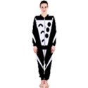 Black And White Geometric Design OnePiece Jumpsuit (Ladies)  View1