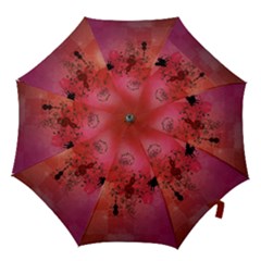 Decorative Clef With Piano And Guitar Hook Handle Umbrellas (small) by FantasyWorld7