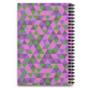 Retro Pink Purple Geometric Pattern 5.5  x 8.5  Notebook View2