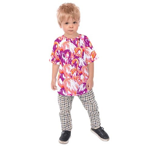 Flamingos Kids  Raglan Tee by StarvingArtisan