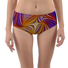 Electric Field Art Lii Reversible Mid-waist Bikini Bottoms by okhismakingart