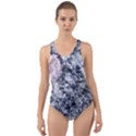 Garden of the Phoenix Granite Cut-Out Back One Piece Swimsuit View1