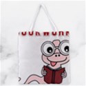 Literal Bookworm Grocery Tote Bag View2