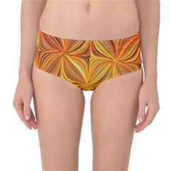 Electric Field Art Xlv Mid-waist Bikini Bottoms by okhismakingart
