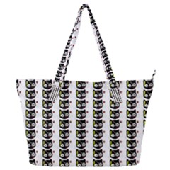 Cat Pirate Pattern Full Print Shoulder Bag by snowwhitegirl