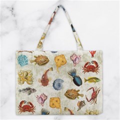 Sea World Vintage Pattern Medium Tote Bag by Valentinaart