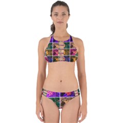 Sideways Sumac Collage Perfectly Cut Out Bikini Set by okhismakingart