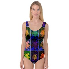Sumac Collage Princess Tank Leotard  by okhismakingart