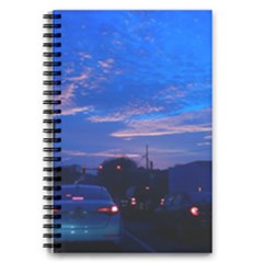 Blue Highway 5 5  X 8 5  Notebook by okhismakingart