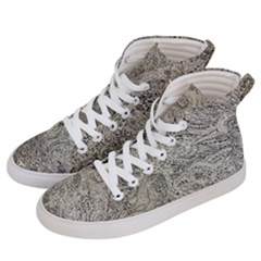 Zentangle Birds Women s Hi-top Skate Sneakers by 100rainbowdresses