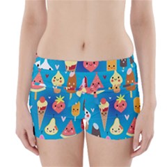 Cute Food Characters Clipart              Boyleg Bikini Wrap Bottoms by LalyLauraFLM