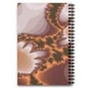 Fractal Pattern Shades Of Brown 5.5  x 8.5  Notebook View2