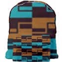 Illusion in Orange & Teal Giant Full Print Backpack View1