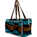 Illusion in Orange & Teal Multi Function Bag View3
