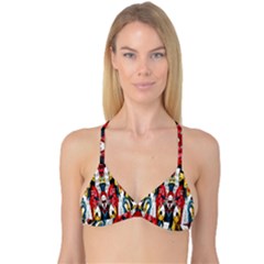 Graffiti 2 Reversible Tri Bikini Top by ArtworkByPatrick