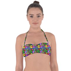 Graffiti 3 1 Halter Bandeau Bikini Top by ArtworkByPatrick