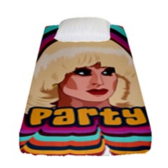 Katya Zamolodchikova Logo Fitted Sheet (single Size) by milliahood