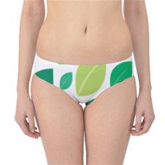 Leaves Green Modern Pattern Naive Retro Leaf Organic Hipster Bikini Bottoms by genx