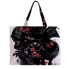 Sleeve Tattoo  Samurai Zipper Mini Tote Bag by Sudhe
