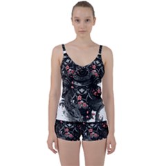 Sleeve Tattoo  Samurai Tie Front Two Piece Tankini by Sudhe