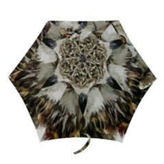 Vector Hand Painted Owl Mini Folding Umbrellas by Sudhe